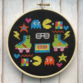 80's Sampler Counted Cross Stitch DIY KIT